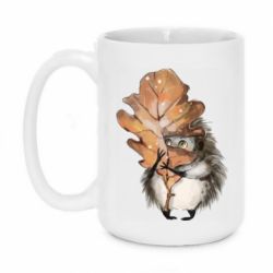 Чашка 420ml Осенний ежик - PrintSalon