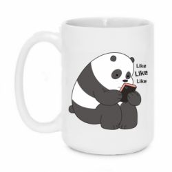 Чашка 420ml Панда лайк - PrintSalon
