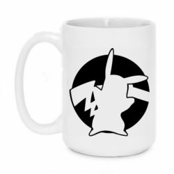 Чашка 420ml Pikachu silhouette - PrintSalon