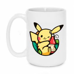 Чашка 420ml Pikachu with ketchup - PrintSalon