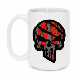 Чашка 420ml Punisher Coat of arms of Ukraine - PrintSalon