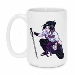 Чашка 420ml Sasuke with katana - PrintSalon
