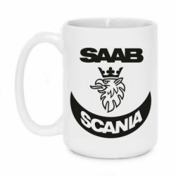 Чашка 420ml Scania SAAB logo - PrintSalon