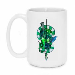 Чашка 420ml Символы Слизерина