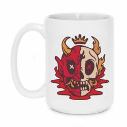 Чашка 420ml Skull face - PrintSalon