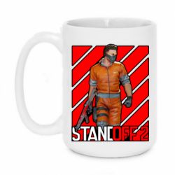 Чашка 420ml Standoff 2 Red Logo - PrintSalon