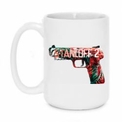 Чашка 420ml Standoff pistol - PrintSalon