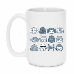 Чашка 420ml Star wars icons - PrintSalon