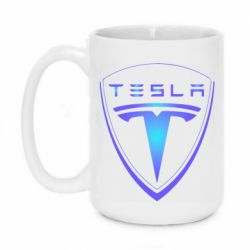 Чашка 420ml Tesla logo gradient - PrintSalon