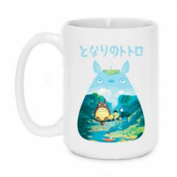 Чашка 420ml Тоторо на рыбалке - PrintSalon