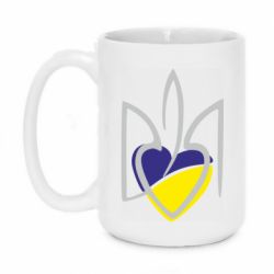 Кружка 420ml Ukrainian heart - PrintSalon