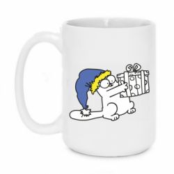Чашка 420ml Украинский кот саймона с подарком - PrintSalon