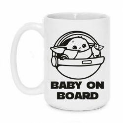 Чашка 420ml Вaby on board - PrintSalon