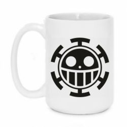 Чашка 420ml Ван Пис флаг Трафальгара - PrintSalon