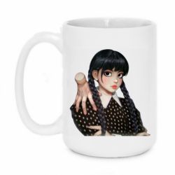 Чашка 420ml Венсдей и Вещь - PrintSalon