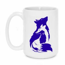 Чашка 420ml Wolf And Fox - PrintSalon