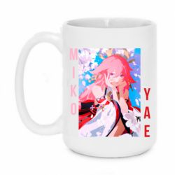 Чашка 420ml Yae Miko art - PrintSalon