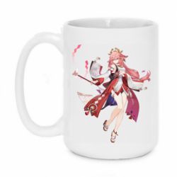 Чашка 420ml Яэ Мико арт - PrintSalon