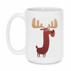 Чашка 420ml Забавный олень - PrintSalon