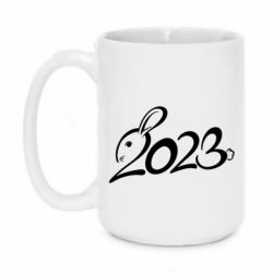 Чашка 420ml Заяц 2023 - PrintSalon