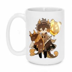 Чашка 420ml Zhongli with baloon - PrintSalon