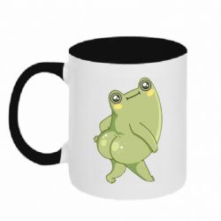 Чашка двухцветная 320ml Froggylicious - PrintSalon