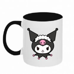 Чашка двокольорова Kuromi maid