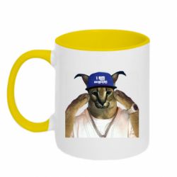 Чашка двухцветная 320ml Шлёпа из Украины - PrintSalon