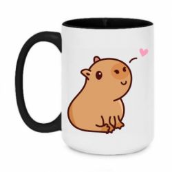 Чашка двокольорова велика Capybara - PrintSalon