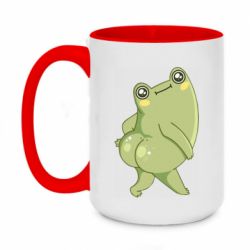 Чашка двухцветная 420ml Froggylicious - PrintSalon