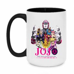 Чашка двухцветная 420ml JoJo Golden Wind - PrintSalon