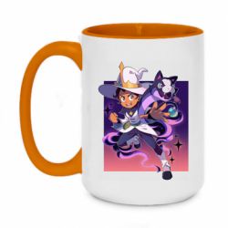 Чашка двухцветная 420ml Луз с палисманом - PrintSalon