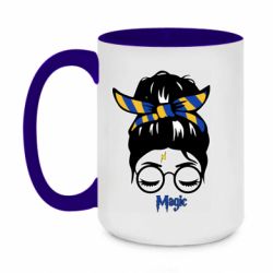 Чашка двокольорова велика Magic girl - PrintSalon