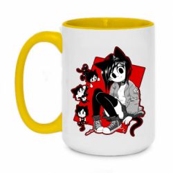 Чашка двухцветная 420ml Marie Gaturo - PrintSalon