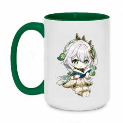 Чашка двухцветная 420ml Нахидаа с книгой - PrintSalon