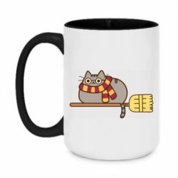 Чашка двокольорова велика Pusheen Harry Potter - PrintSalon