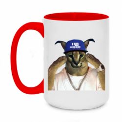 Чашка двухцветная 420ml Шлёпа из Украины - PrintSalon