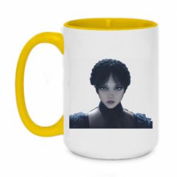 Чашка двокольорова велика Венсдей - PrintSalon