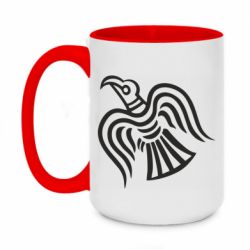 Чашка двухцветная 420ml Viking Raven - PrintSalon