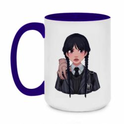 Чашка двухцветная 420ml Wednesday and It - PrintSalon