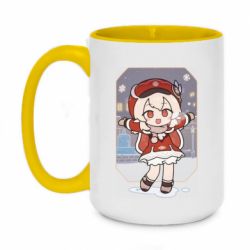 Чашка двухцветная 420ml Зимняя Кли - PrintSalon