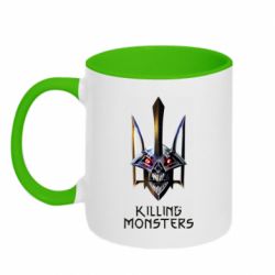 Чашка двокольорова A killer monster - PrintSalon