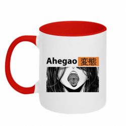 Чашка двокольорова Ахегао Аніме - PrintSalon