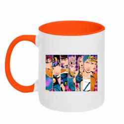 Чашка двухцветная 320ml All Main Characters - PrintSalon