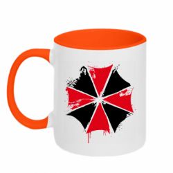 Чашка двокольорова Амбрела арт бризки