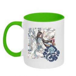 Чашка двухцветная 320ml Арт с Лань Чжань - PrintSalon