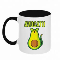 Чашка двухцветная 320ml Avocato - PrintSalon