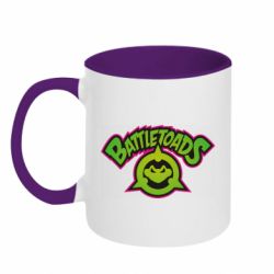 Чашка двокольорова Battletoads logo