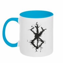 Чашка двухцветная 320ml Berserk label - PrintSalon