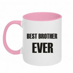 Чашка двокольорова Best brother ever-PrintSalon Чашка двокольорова Best brother ever